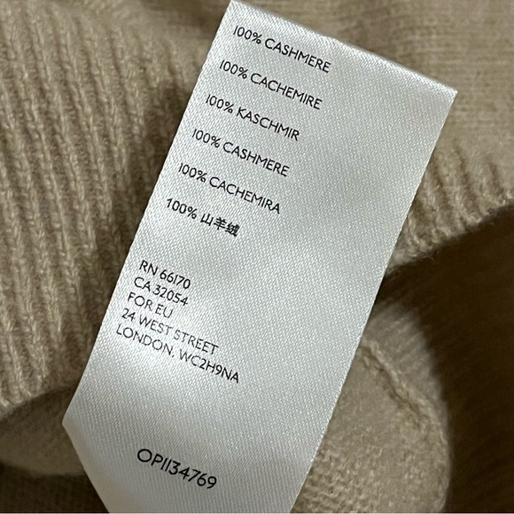 By Anthropologie 100% cashmere batwing sweater. 1X - Picture 5 of 14